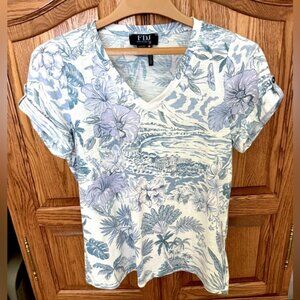 FDJ Tropical Print Tee